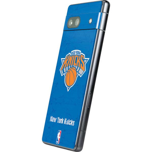 NBA New York Knicks Distressed Google Pixel 7a Skin